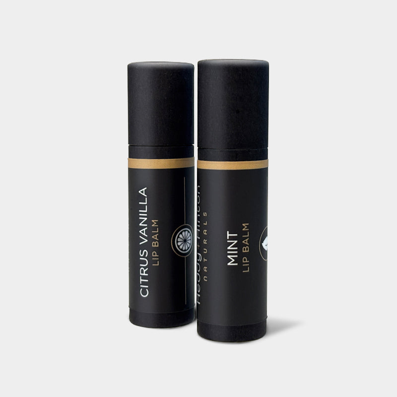 Beef Tallow Lip Balm Gift Set — Mint and Citrus Vanilla by Heddy + Hinton Naturals