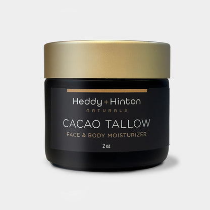 Beef Tallow Moisturizer with Cacao & Essential Oils for Deep Hydration